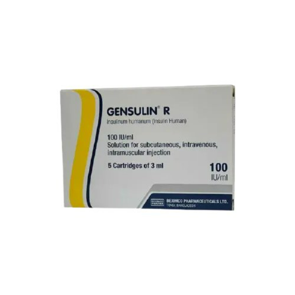 GENSULIN R 3ML CARTRIDGE